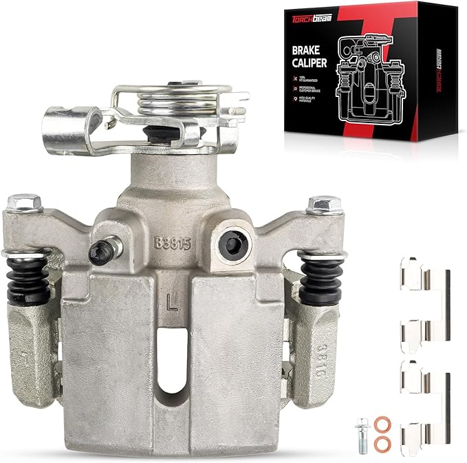 Torchbeam Rear Brake Caliper Left for Chevrolet 2004-2012 Malibu, Pontiac 2005-2010 G6, Chevrolet 2008-2010 HHR, Saturn 2007-2009 Aura, Rear Left Caliper Replace # 18B4893