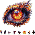 Ember Eye Puzzles Adults Gifts Wooden 220 Pieces 13.4 * 12.2in by Jollitot