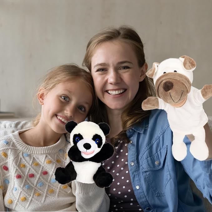 Easfan Puppy Hand Puppet Soft Animal Plush Toy - Image 7