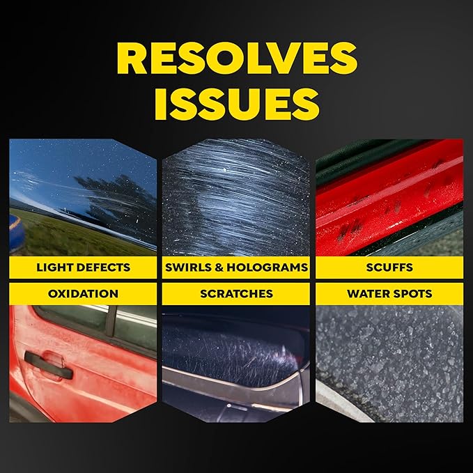 Meguiar's Mirror Glaze M105 Ultra-Cut Compound, Car Rubbing Compound for Removing Scratches and Heavy Swirls While Adding Shine, Safe and Effective on All Glossy Car Paint and Clear Coats, 8 oz