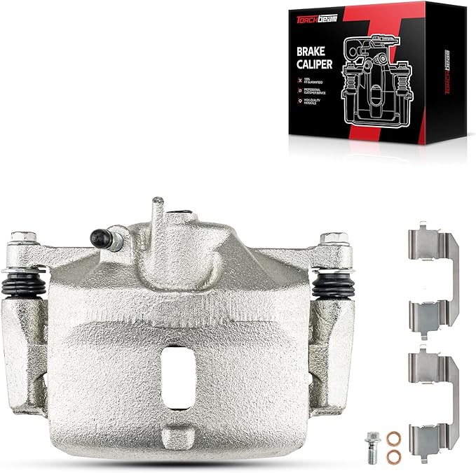 Torchbeam Front Brake Caliper for Honda 2006-2011 Civic 1.8L, Honda 2001-2005 Civic 1.7L, Honda 1996-2000 Civic 1.6L, Honda 2010-2014 Insight, Front Left or Front Right Caliper Replace # 19B1833