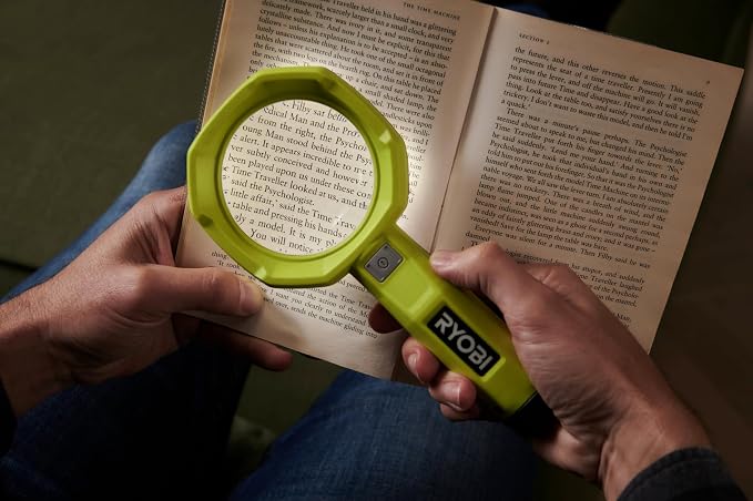 RYOBI - Illuminated Magnifying Glass 4V USB Lithium - 2 intensities: 60/200 - Image 7