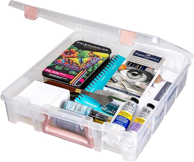ArtBin 6955RL Super Satchel Compartment Box Clear Craft Organizer Storage Case - Image 3