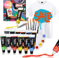 HUAL Fabric Paint Set for Clothes 12 Vibrant Colors Textile Paint by HUALART