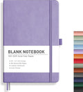 RETTACY Blank Journal Notebook, 192 Pages, A5 Medium Size | Leather Hardcover by RETTACY