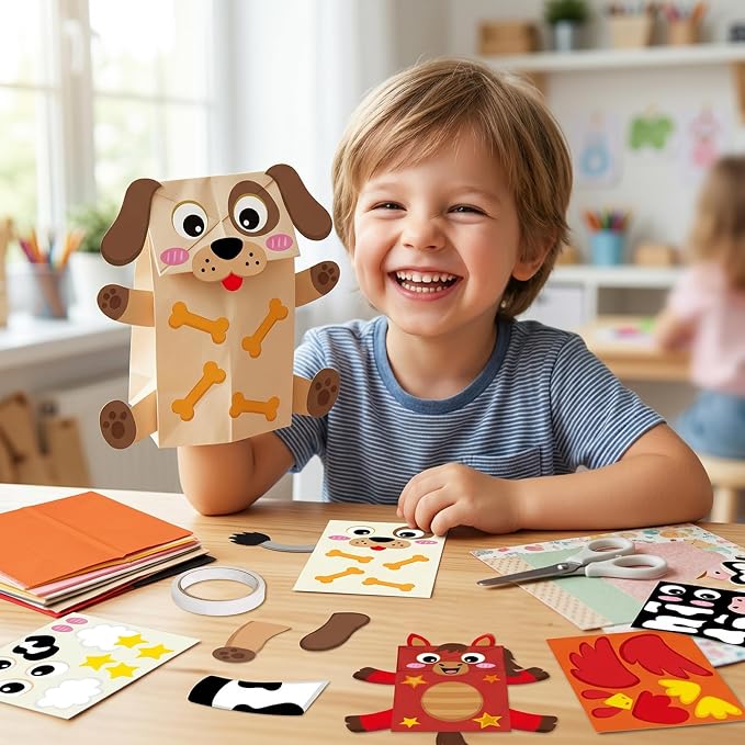 WATINC 9Pack Hand Puppet Art Craft - Image 4