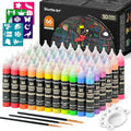 66 Colors Fabric Paint, Shuttle Art 3D Fabric Paint by ShuttleArt