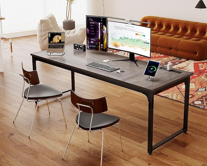 Coleshome 71 x 24 Inch Computer Desk - Image 8