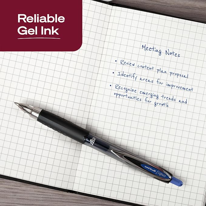 Uni-Ball 207 Retractable Gel Pens Medium Point, 12 Pack - Image 3