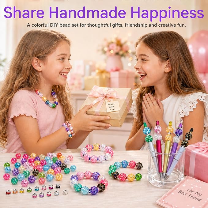 250 Pcs Beads for Pens - 16mm Focal Beads for Beadable Pens - Image 7