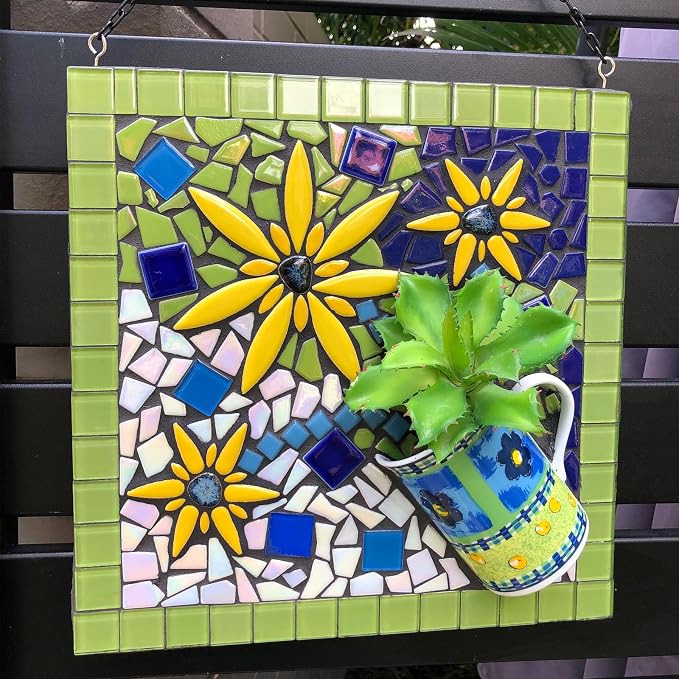 Youway Style Green Glass Mosaic Tiles - Image 3