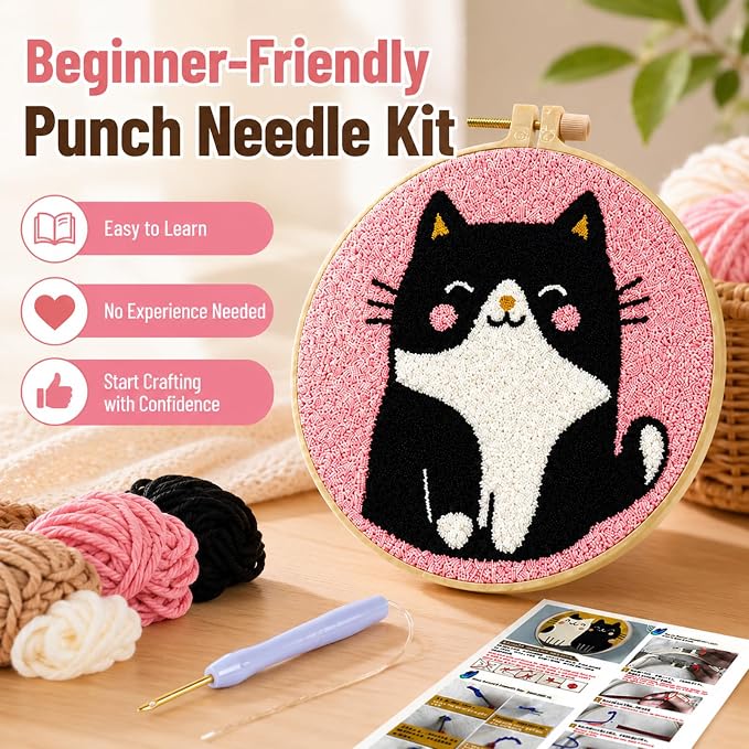 MZSMYKCH punch needle kits adults beginner - Image 2