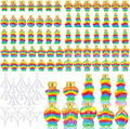 Bokon 100 Pcs Plastic Sand Art Bottles Bulk Sand Art Containers by Bokon