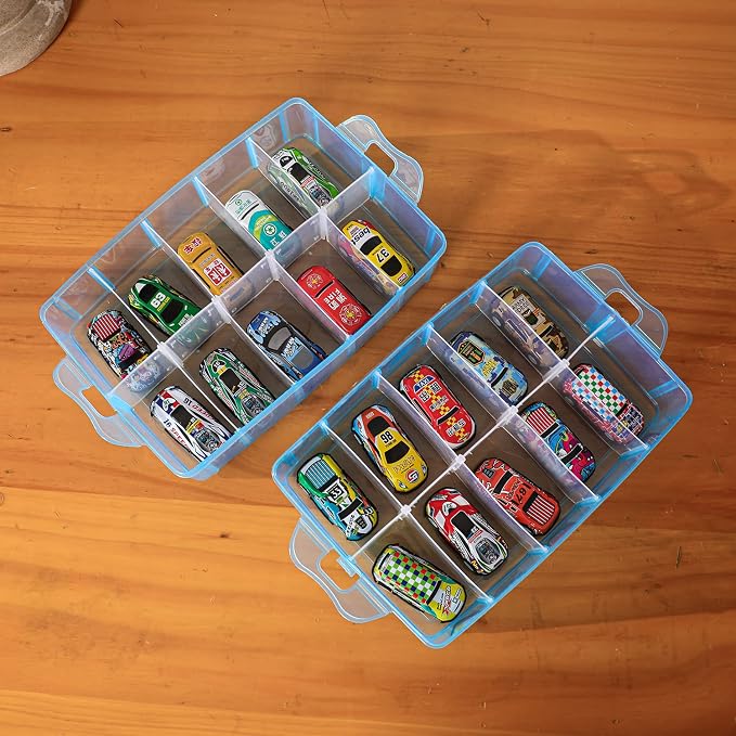 Sooyee 7 Layers Stackable Storage Container, 70 Adjustable Compartments - Image 4