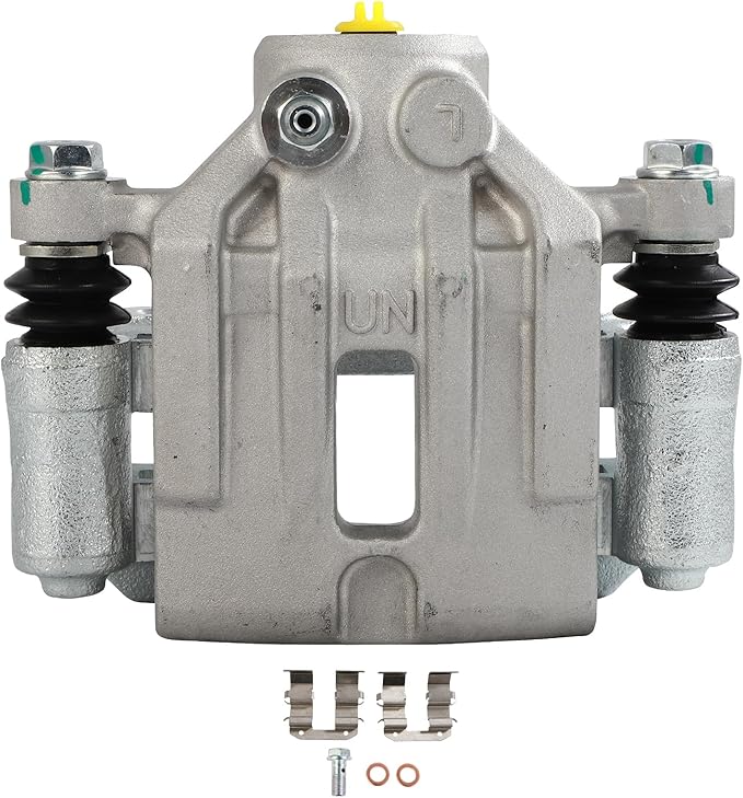 SCITOO 19-B3427 Rear Left Disc Brake Caliper w/Bracket Fit For Kia For Rondo 2007-2008, Single Piston