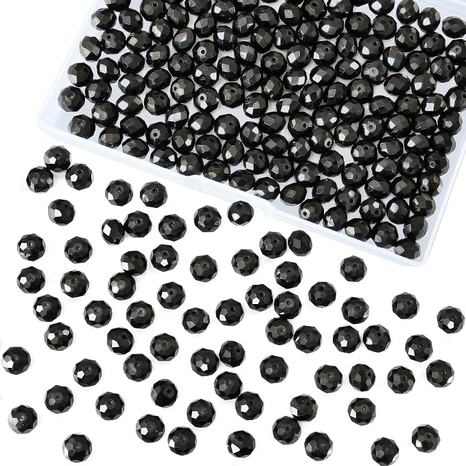 220 Pcs 10mm Round Crystal Glass Beads by Laopottbeads