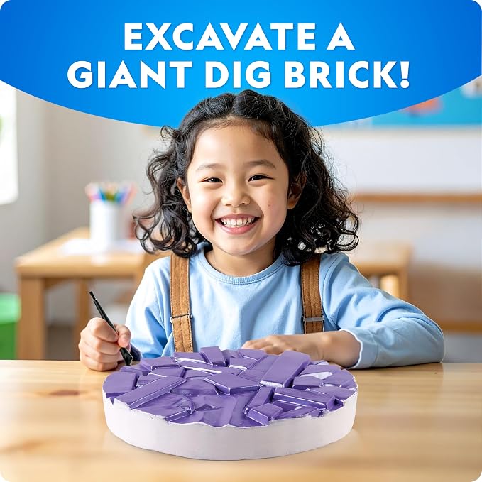 National Geographic Gigantic Gemstone Dig Kit – Excavate 100 Real Gems from a - Image 6