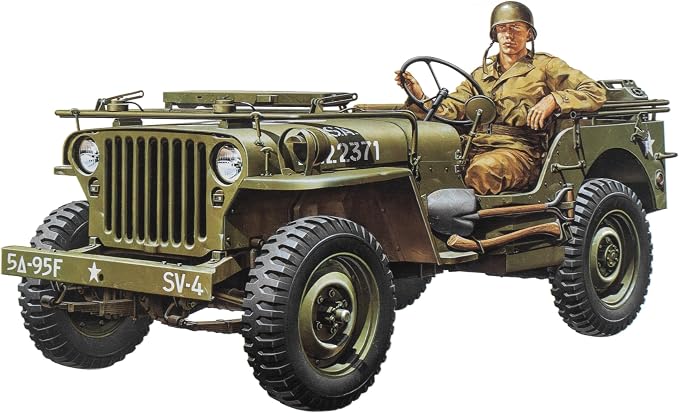 TAMIYA Jeep Willys 1/4 Ton 4X4 Hobby Model Kit by TAMIYA