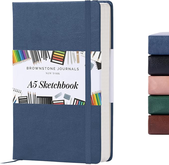 BROWNSTONE JOURNALS A5 Sketch Book Hardcover by Unknown
