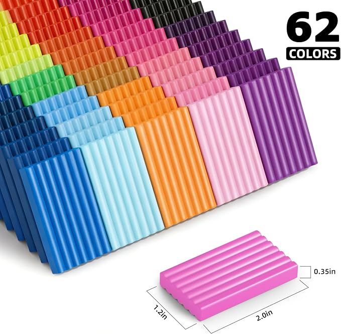 ARTpar Polymer Clay kit, 62 Color Modeling Clay - Image 3