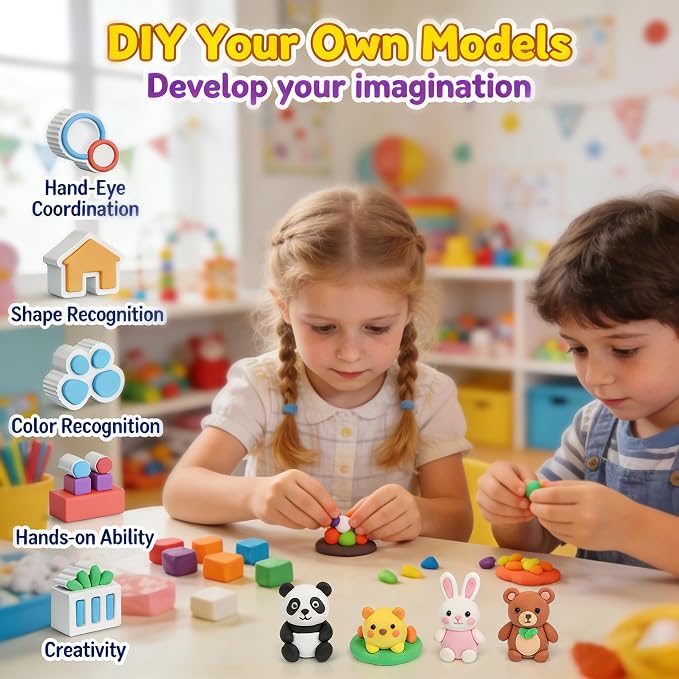 ARTPAR Air Dry Clay 66 Colors, Modeling Clay - Image 2
