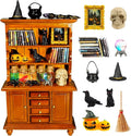 Rileryan 53 Pcs 1:12 Scale Magic Witchy Mini House Kit Halloween Miniatures by Rileryan