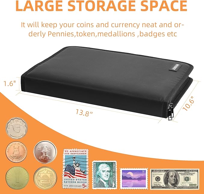 Fireproof Coin Collection Album - Image 6