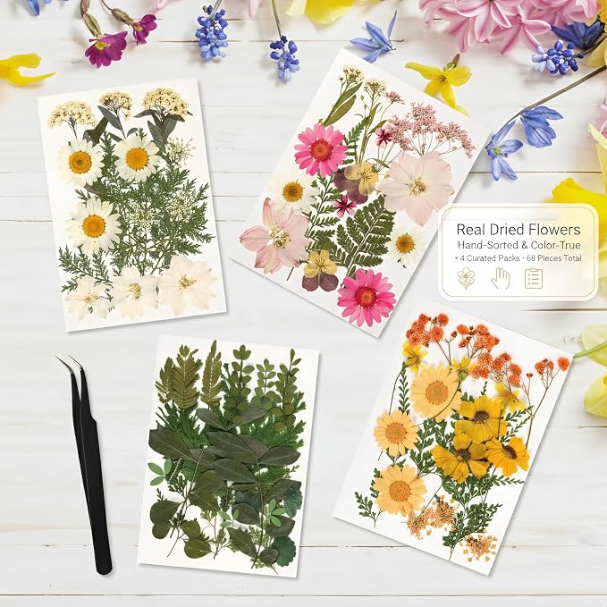 Relaxing Garden Pressed Flower Craft Kit - Image 6
