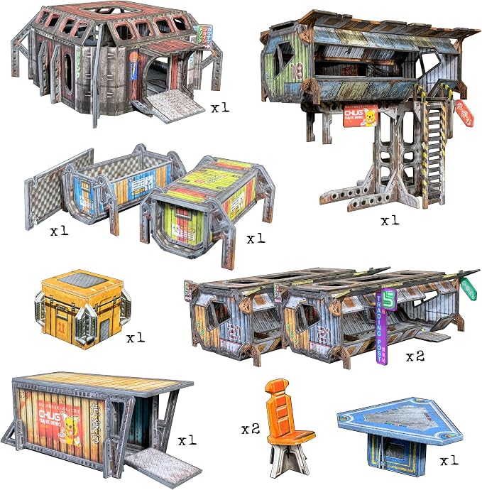 Battle Systems - Modular Tabletop 3D Gaming Sci-Fi Terrain - Perfect - Image 4
