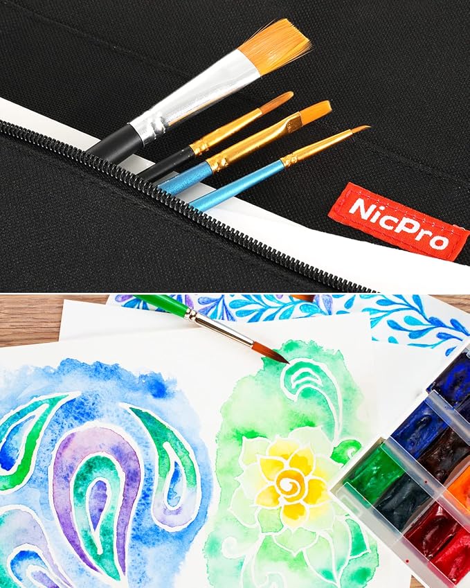 Nicpro Light Weight Art Portfolio Bag, 20 x 26 Inches Waterproof Art Portfolio - Image 5
