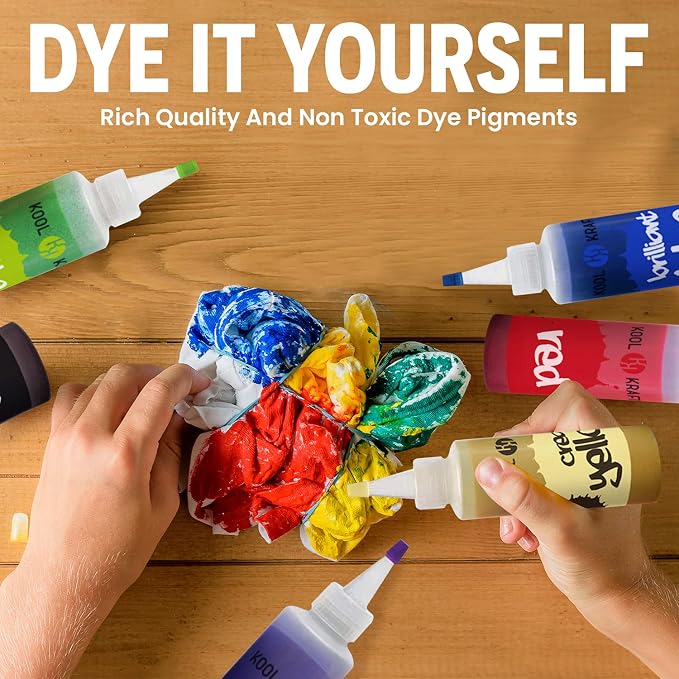 KOOL KRAFTS Tie Dye Kit, All-Inclusive - Image 5