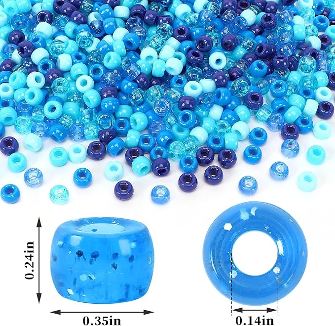 UPINS Blue Pony Beads - Image 2