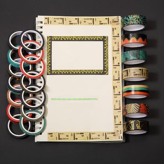 Mr. Pen- Washi Tape Set, 21 Rolls, 5.5 Yards/Roll | Washi Tape - Image 9