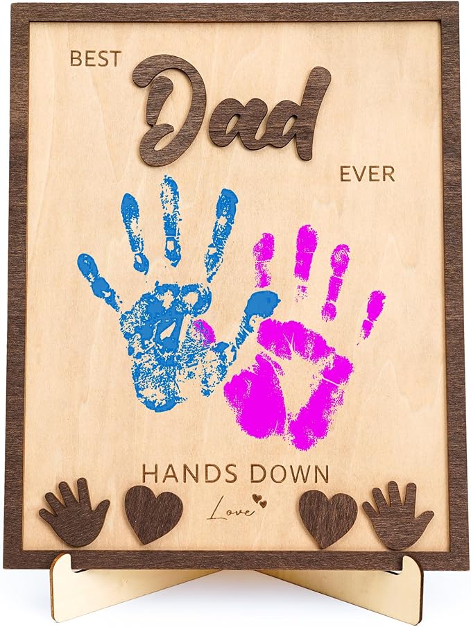 Wooden Handprint Keepsake Plaque - Image 6