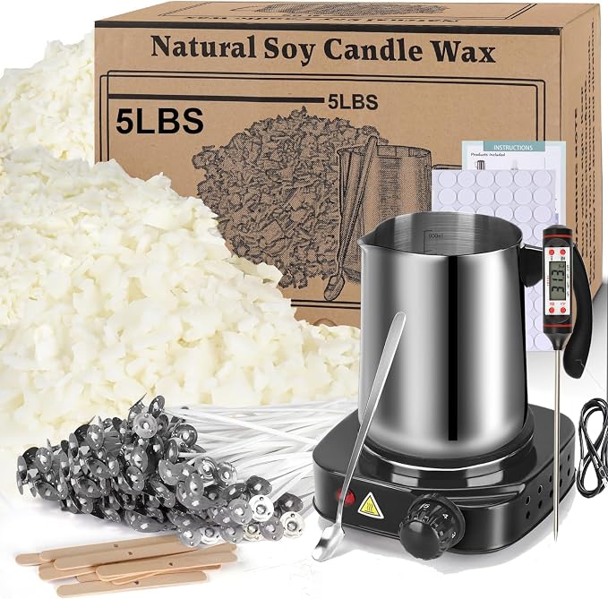 Soy Wax Candle Making Kit Supplies by CandleMakingKits