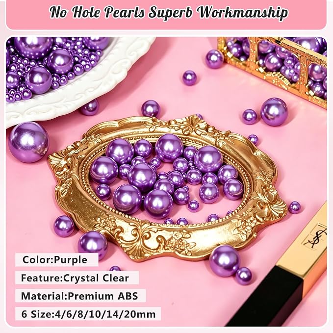 2000PCS Pearls for Crafting, Candles Centerpiece, DIY Crafts, Jewelry Making - Image 3