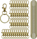 HXSEMAYIG 100PCS Keychain Hooks by HXSEMAYIG