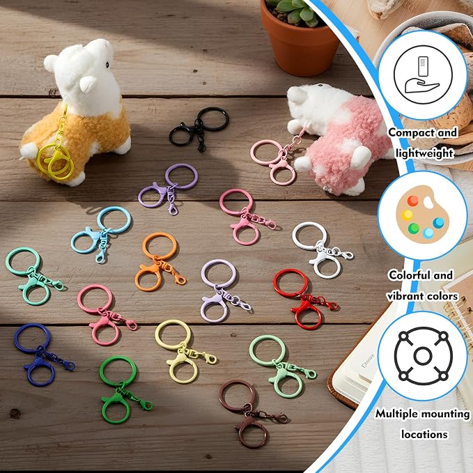 57 Pcs Colorful Swivel Snap Hook - Image 4