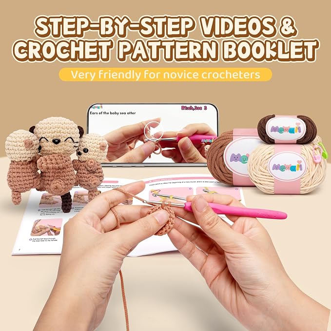 Mewaii Crochet Kit for Beginners Level 1 - Image 4