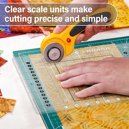 Quilting Ruler, 8.5 * 12.5", Slotted Patchwork Ruler & Template, Non-Slip Grip - Image 6