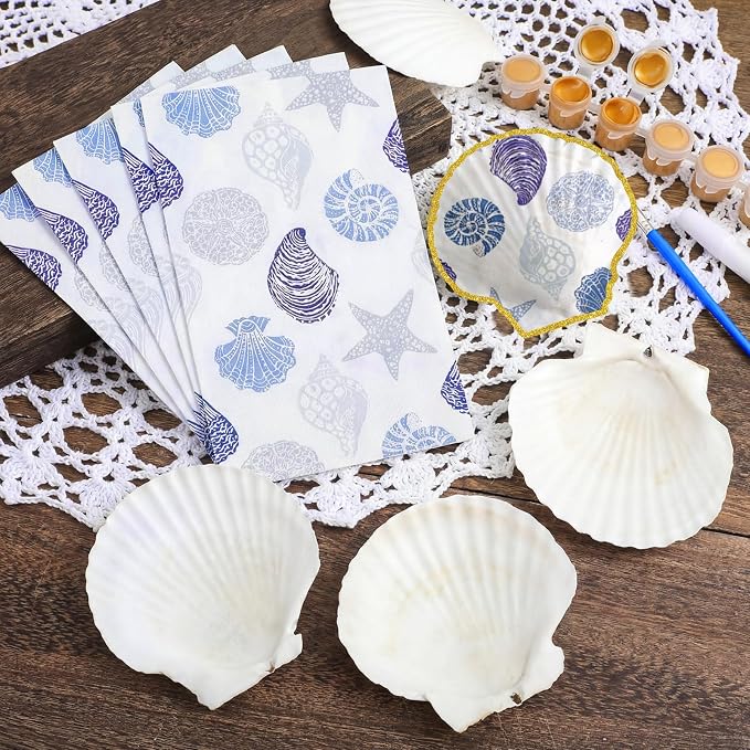 Gilprop 12 Pcs Large Scallop Pre-drilled Shells - Image 4