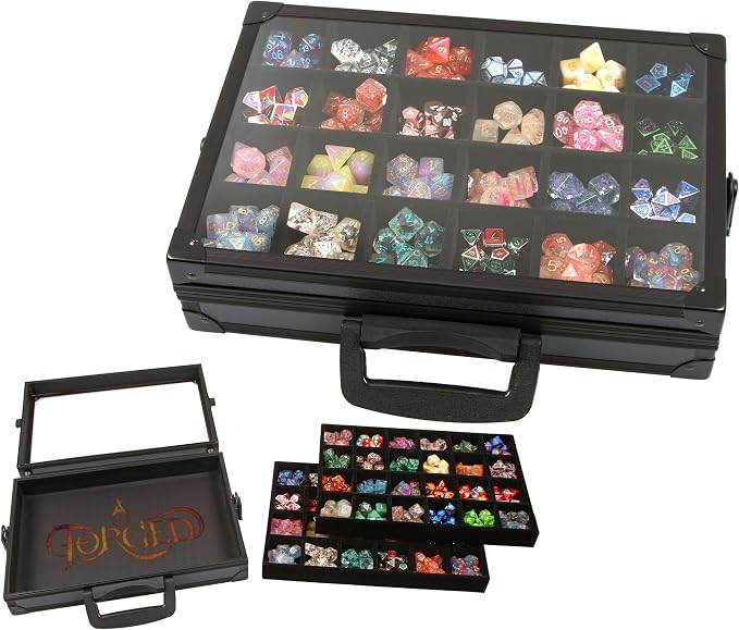 Forged Dice Co. Dice Display Case and Rolling Tray by ForgedDice
