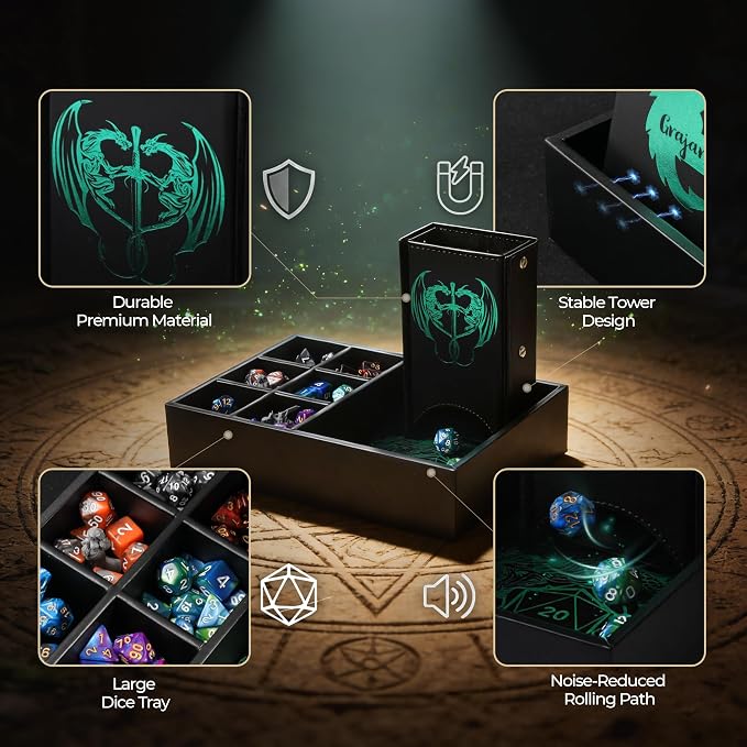 Grajar Dice Tray and Dice Tower - Image 6