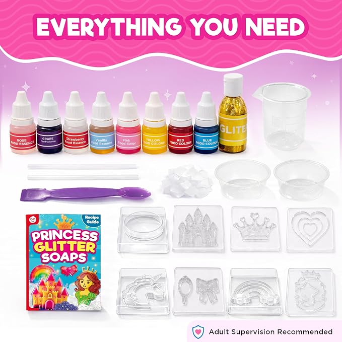 Doctor Jupiter Princess Glitter Soap Making Kit - Image 4