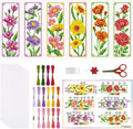 ORIGACH 6 Set Floral Cross Stitch Bookmark Kit by ORIGACH