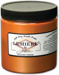 Jacquard Lumiere 8oz Fabric Paint Burnt Orange by Jacquard