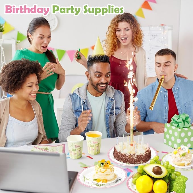 Pickmesh 400 Pcs A Tini Bit Older Birthday Party Plates and Napkin Decoration - Image 4