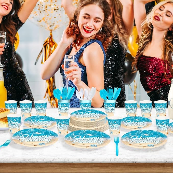 168Pcs Beach Birthday Decorations - Image 6