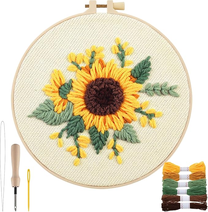 Punch Needle Kit Adults Beginner by Biubee