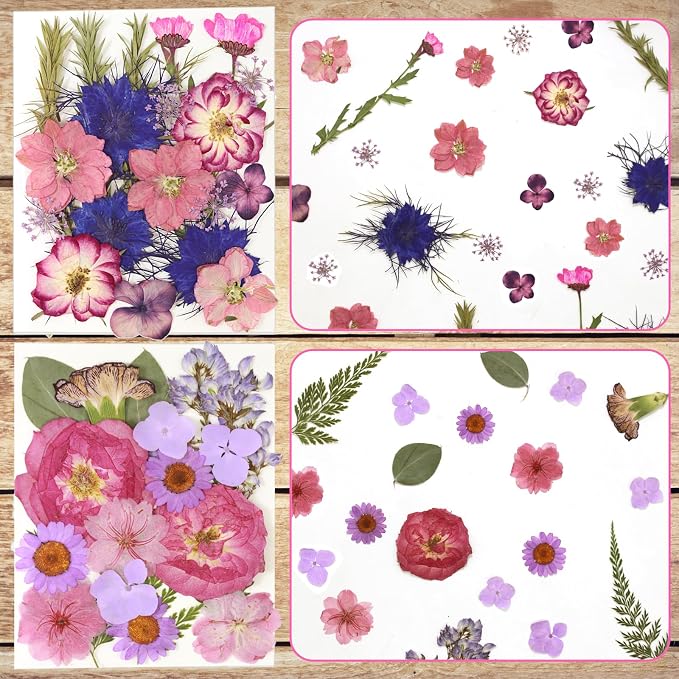 Dried Flowers for Resin | Vacuum Packed DIY Pressed Flowers for Epoxy, Nail - Image 4
